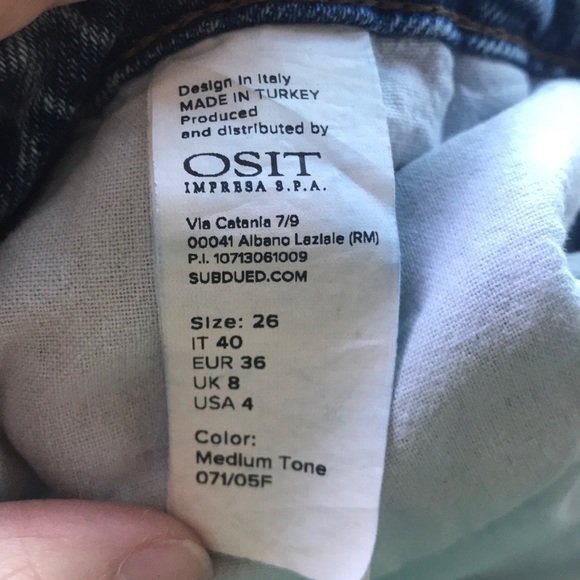 Subdued 100% Cotton High Rise Boyfriend Jeans - Picture 5 of 5